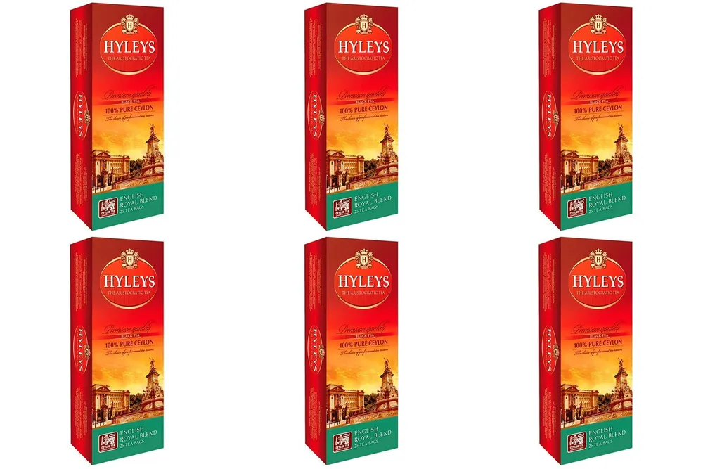 

Чай черный HYLEYS Английский Королевский Купаж, 25 пакетиков х 6 шт, Королевский Купаж