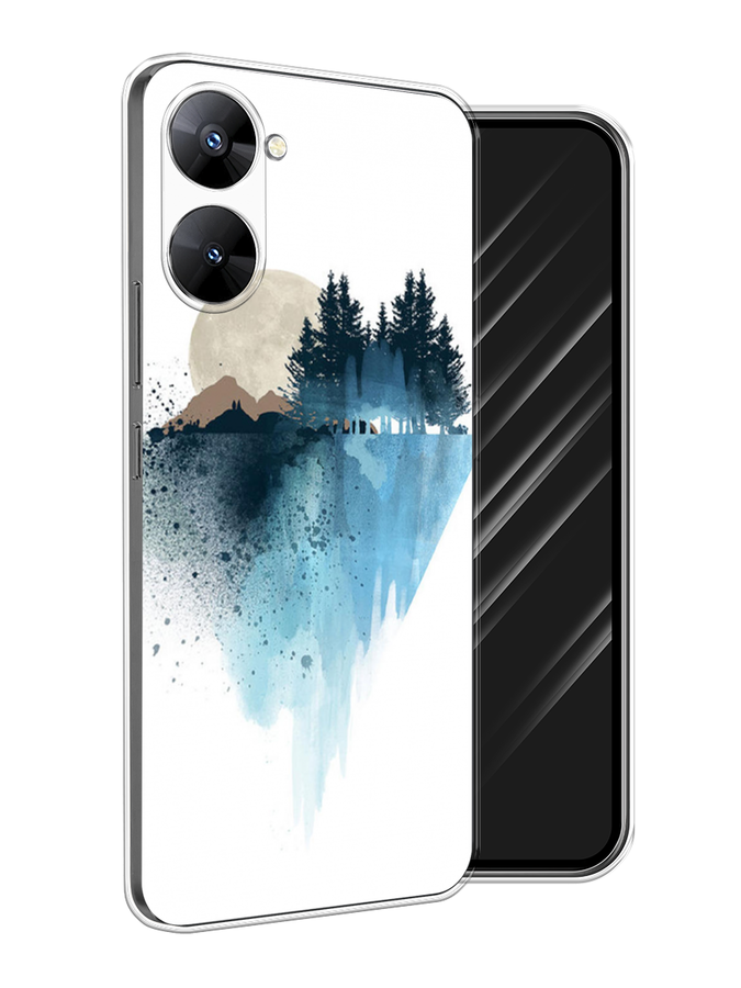 

Чехол Awog на Realme V30 5G/V30T 5G "Горы 5", Голубой, 2513550-4