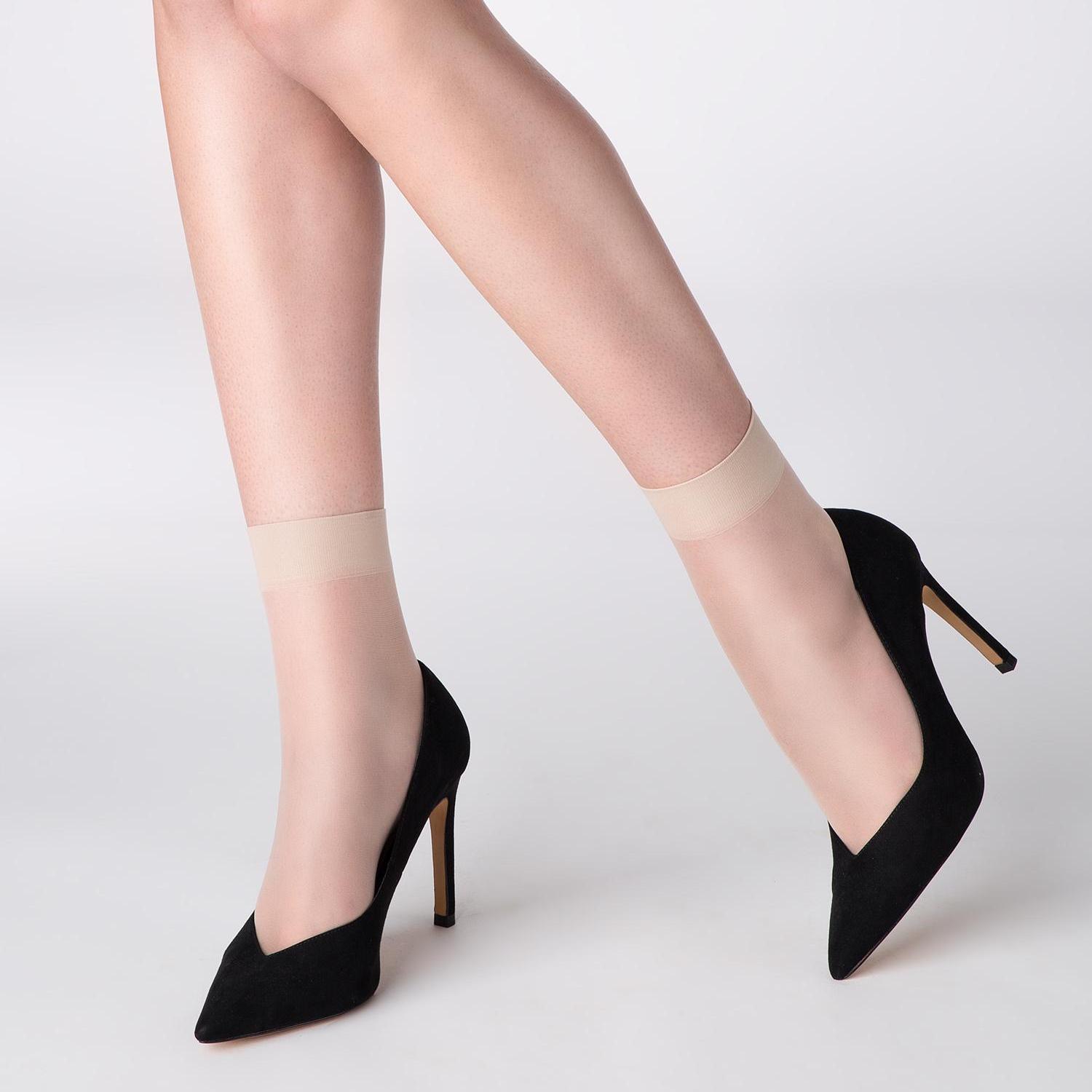 

Комплект носков женских Marilyn PETKI 15 DEN бежевых one size, PETKI 15 DEN