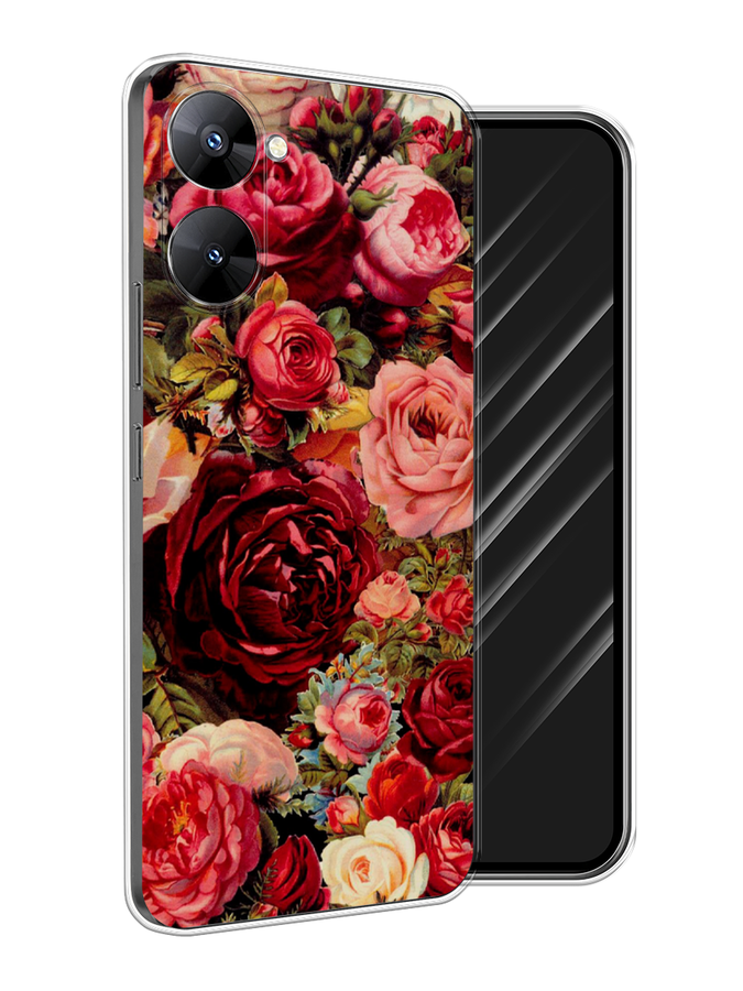 

Чехол Awog на Realme V30 5G/V30T 5G "Розы винтажные", 2513550-8
