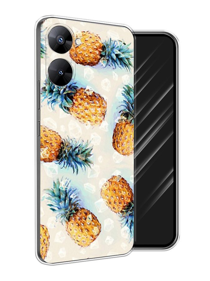 

Чехол Awog на Realme V30 5G/V30T 5G "Ананасы", Бежевый, 2513550-3