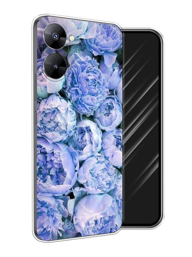 

Чехол Awog на Realme V30 5G/V30T 5G "Пионы голубые", Голубой, 2513550-8