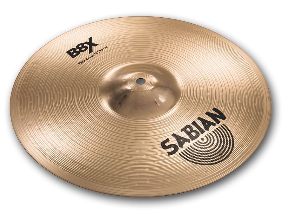 

Тарелка для ударной установки Sabian 14"Thin Crash B8X, 14"Thin Crash B8X