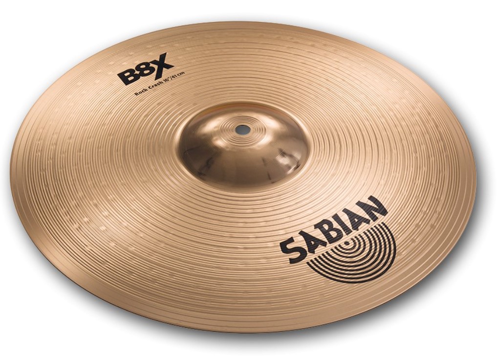 

Тарелка для ударной установки Sabian 16" B8X Rock Crash, 16" B8X Rock Crash