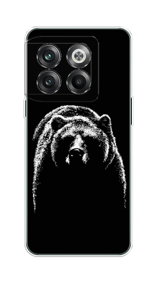 

Чехол на OnePlus Ace Pro "Медведь в ночи", Белый;черный, 153350-1
