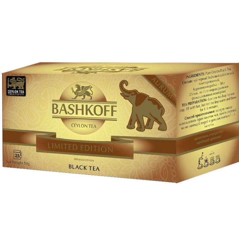 

Чай черный Bashkoff tea "Aurum Limited Edition", 25 сашетов