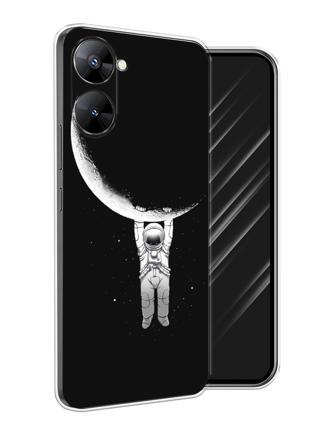 

Чехол Awog на Realme V30 5G/V30T 5G "Космонавт", Белый;черный, 2513550-4