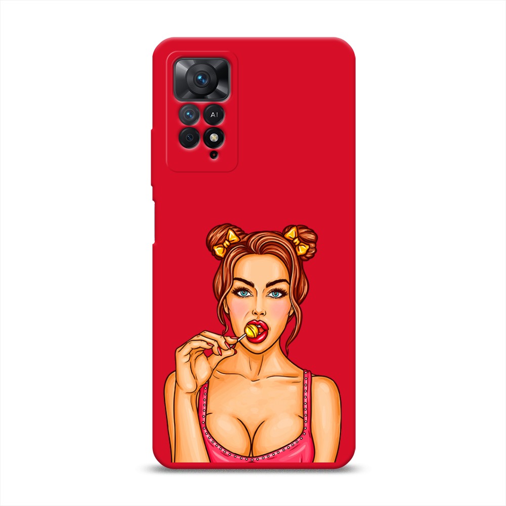 

Чехол Awog на Xiaomi Redmi Note 11 Pro/11 Pro 5G/11E Pro "Вкусный леденец", Бежевый;коричневый;розовый, 314853-1