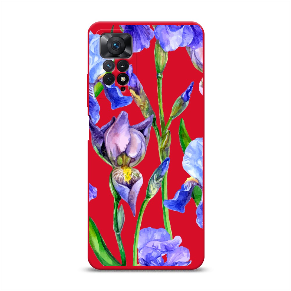 

Чехол Awog на Xiaomi Redmi Note 11 Pro/11 Pro 5G/11E Pro "Синие ирисы", Фиолетовый;голубой;зеленый, 314853-1