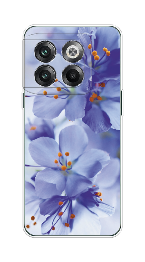 

Чехол на OnePlus Ace Pro "Фиолетовые цветки", Фиолетовый;синий, 153350-1