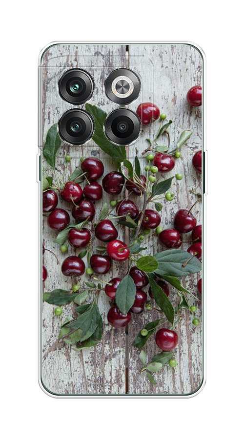 

Чехол на OnePlus Ace Pro "Вишня", Бордовый;зеленый;серый, 153350-1