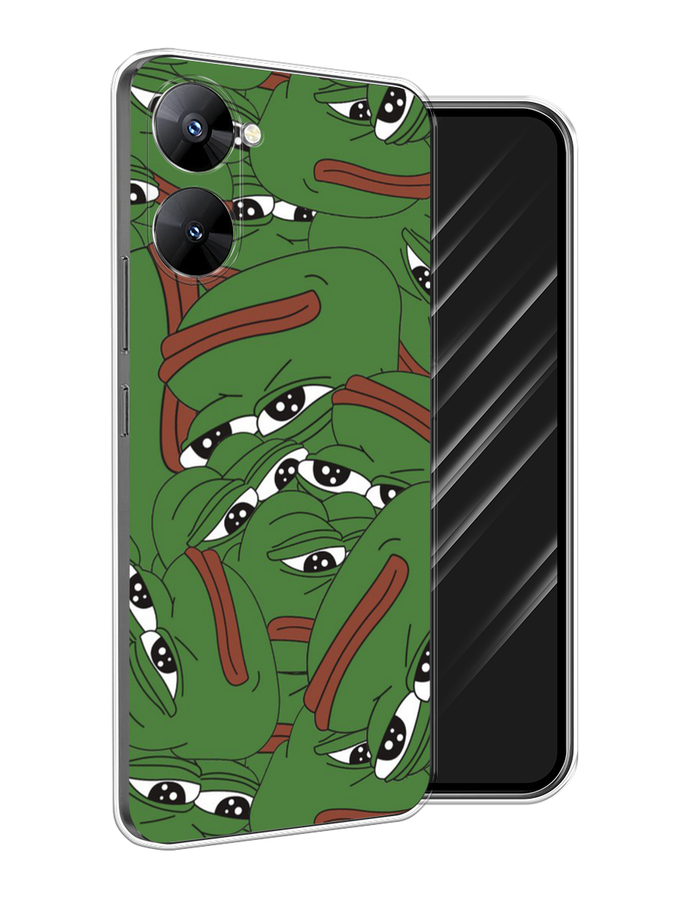 

Чехол Awog на Realme V30 5G/V30T 5G "Печальный frog", Зеленый;белый, 2513550-9