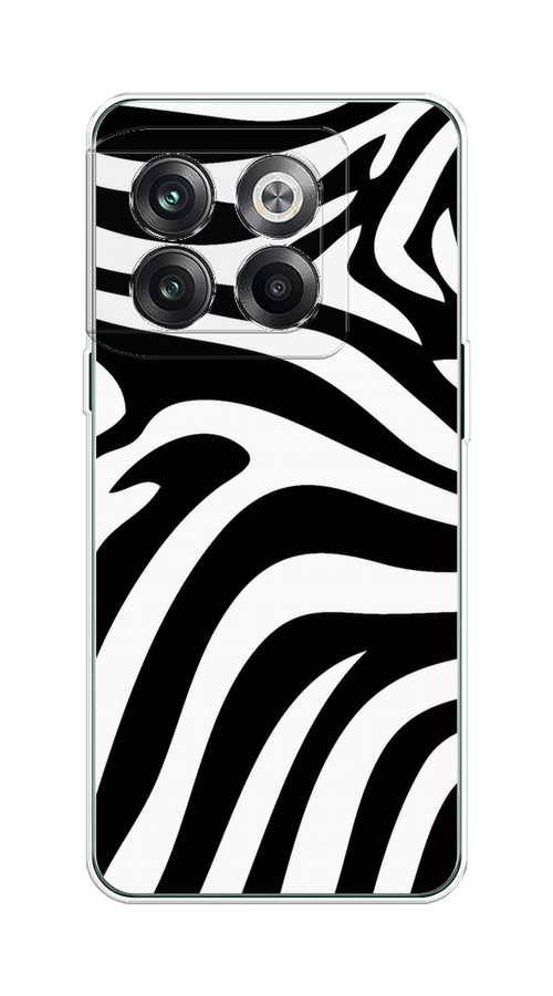 

Чехол на OnePlus Ace Pro "Полоски зебры", Черный;белый;бежевый, 153350-1