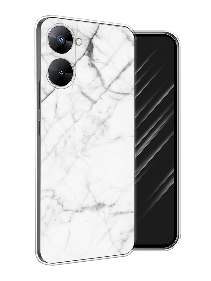 

Чехол Awog на Realme V30 5G/V30T 5G "Светлый мрамор", Серый, 2513550-3