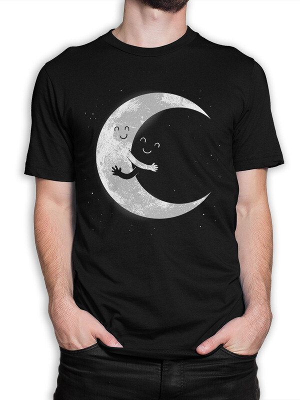 

Футболка мужская Dream Shirts Лунные Обнимашки черная 3XL, Лунные Обнимашки
