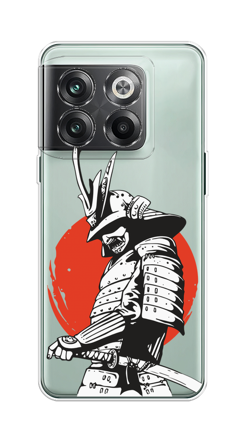 

Чехол на OnePlus Ace Pro "Самурай с катаной", Черный;красный;белый, 153350-1