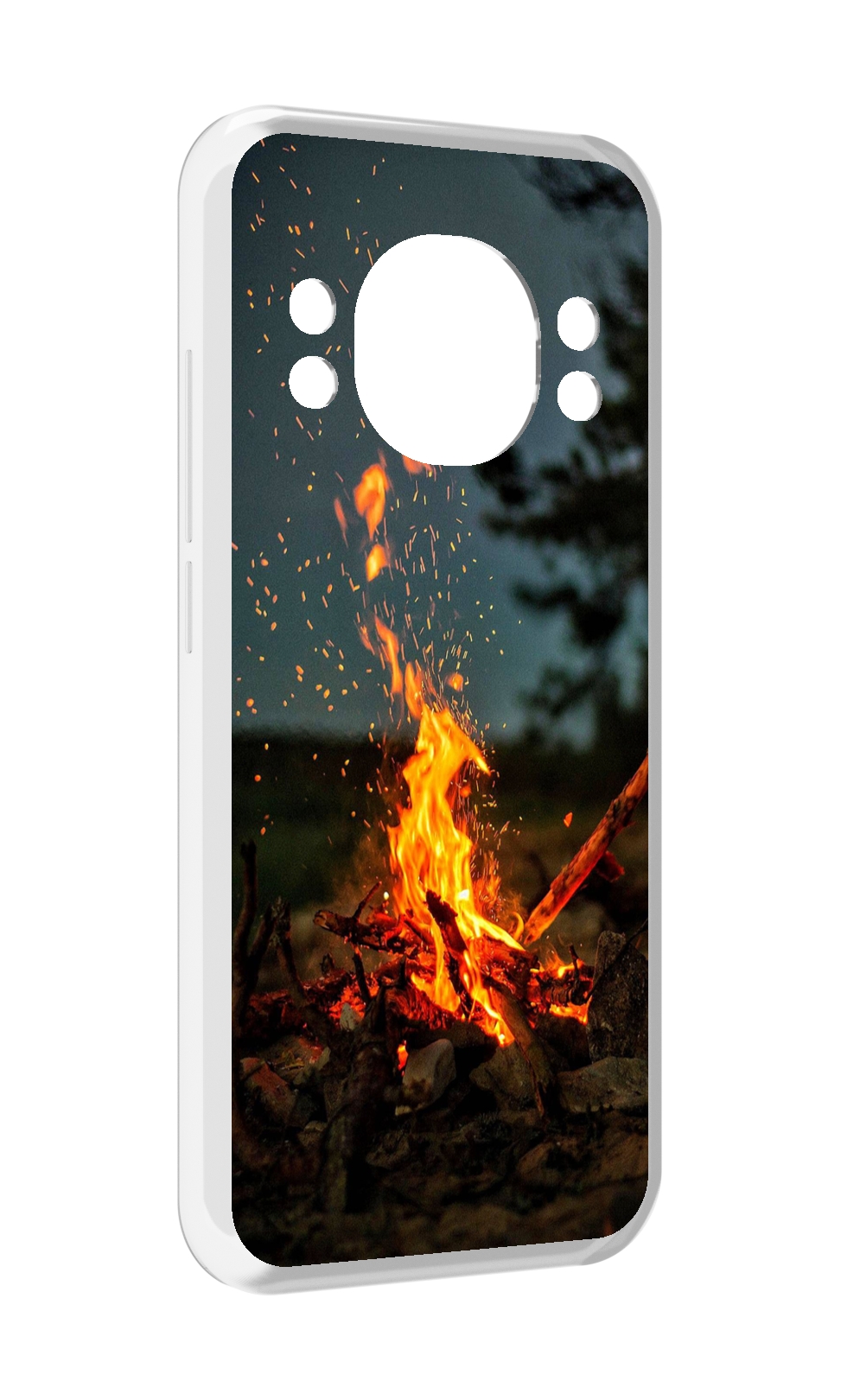 

Чехол MyPads Костер-ночное-небо для Doogee S98 / S98 Pro, Прозрачный, Tocco
