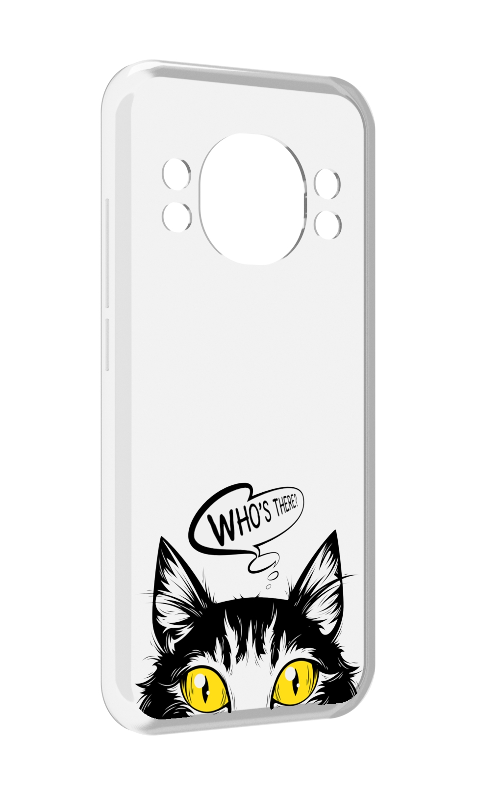 

Чехол MyPads Кто-тут-есть для Doogee S98 / S98 Pro, Прозрачный, Tocco