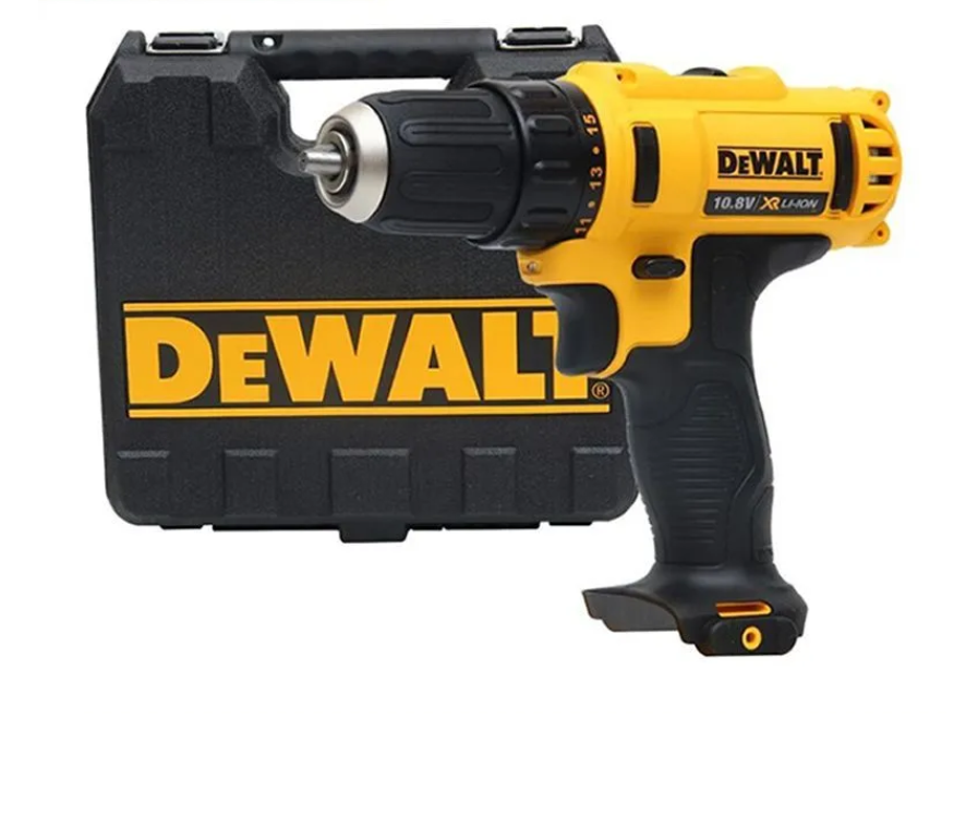 фото Аккумуляторная дрель-шуруповерт dewalt dcd710nt xr 10.8 b, 24 нм, с кейсом, без акб и з/у