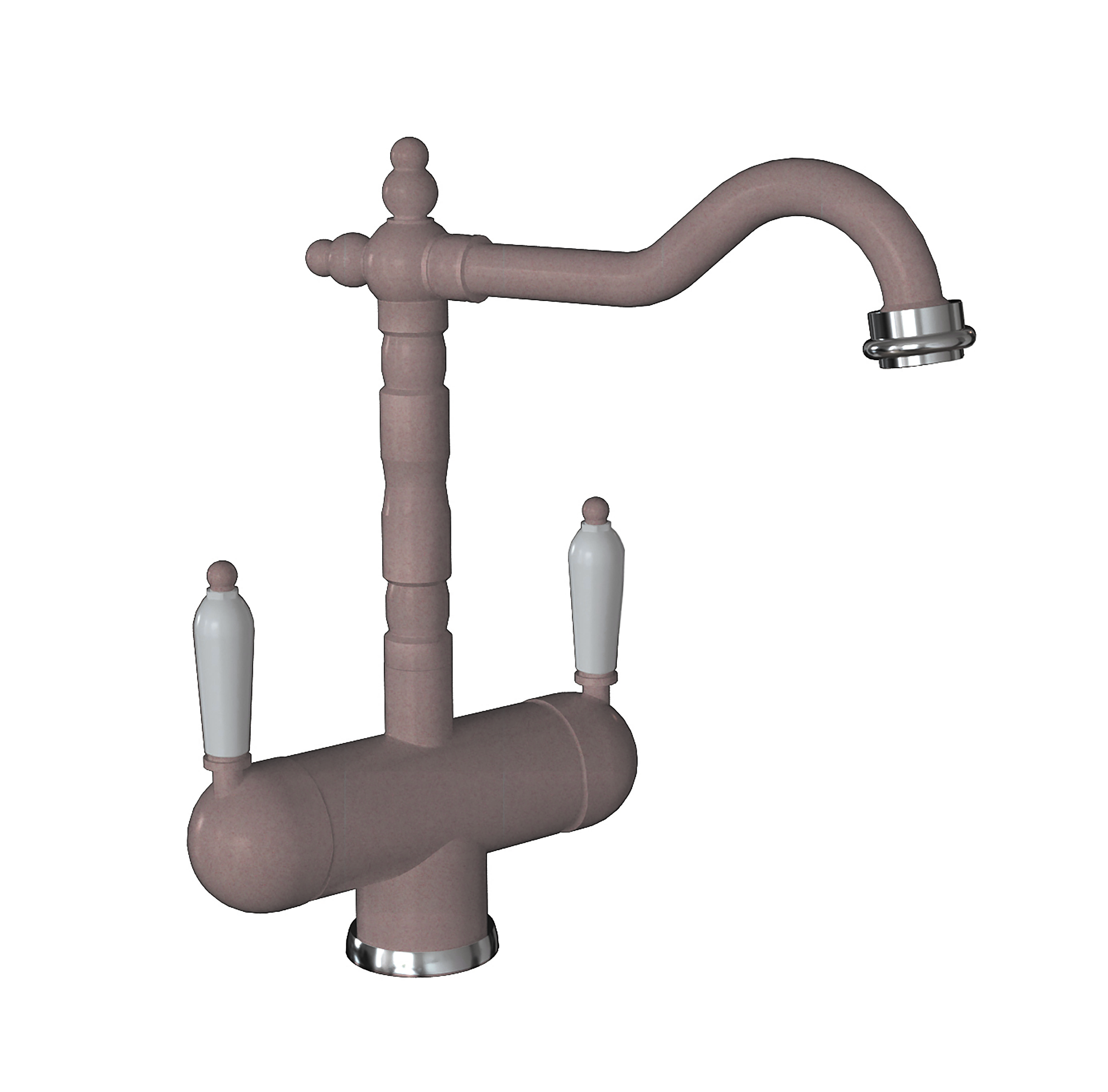 фото Смеситель flortek ария fk песочный