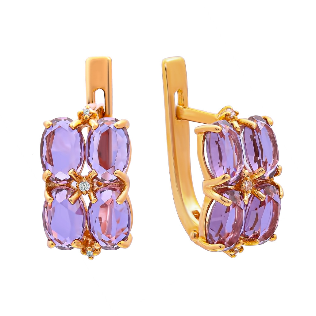 

Серьги из красного золота с корундом Золото Дисконт 200-1150, 200-1150