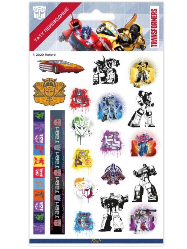 

Наклейки-тату Hasbro Transformers-2 переводные 11 х 20 см