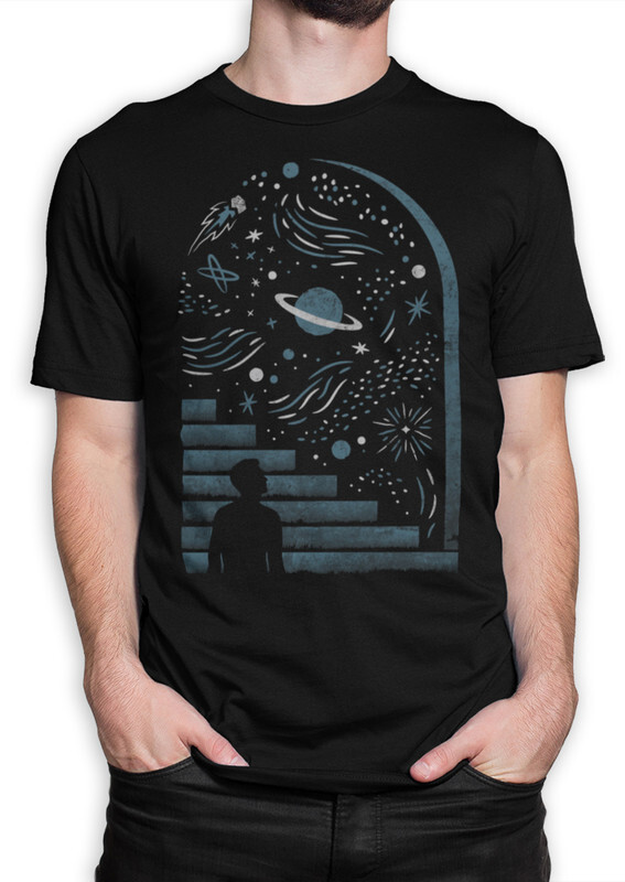 

Футболка мужская Dream Shirts Открытый Космос черная XL, Открытый Космос