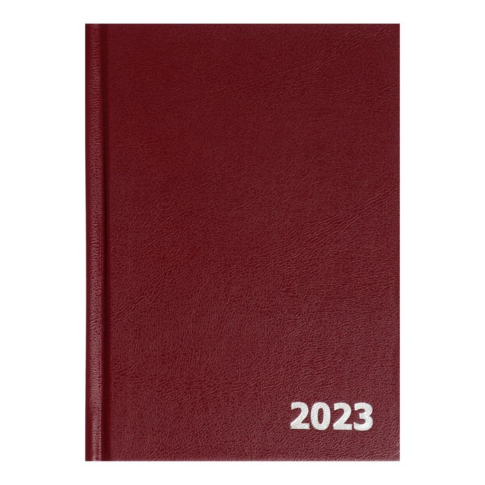 

Ежедневник датир 2023г А6 168л б/вин, Бордо