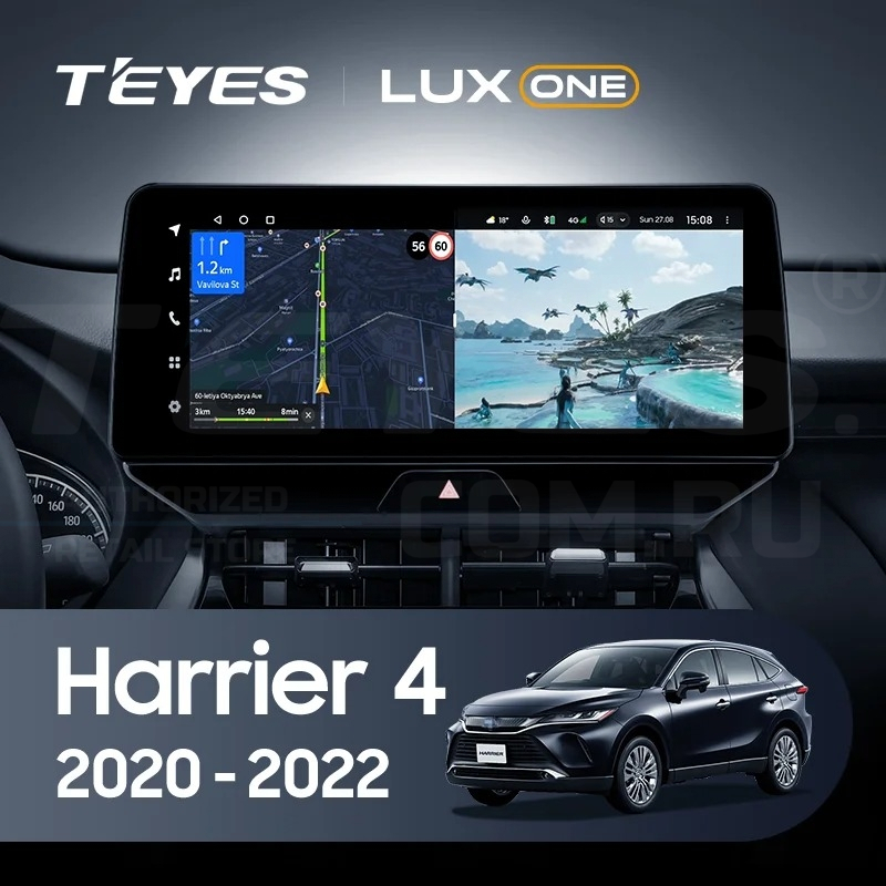 

Штатная магнитола Teyes LUX ONE 6/128 Toyota Harrier 4 XU80 (2020-2022), Lux One