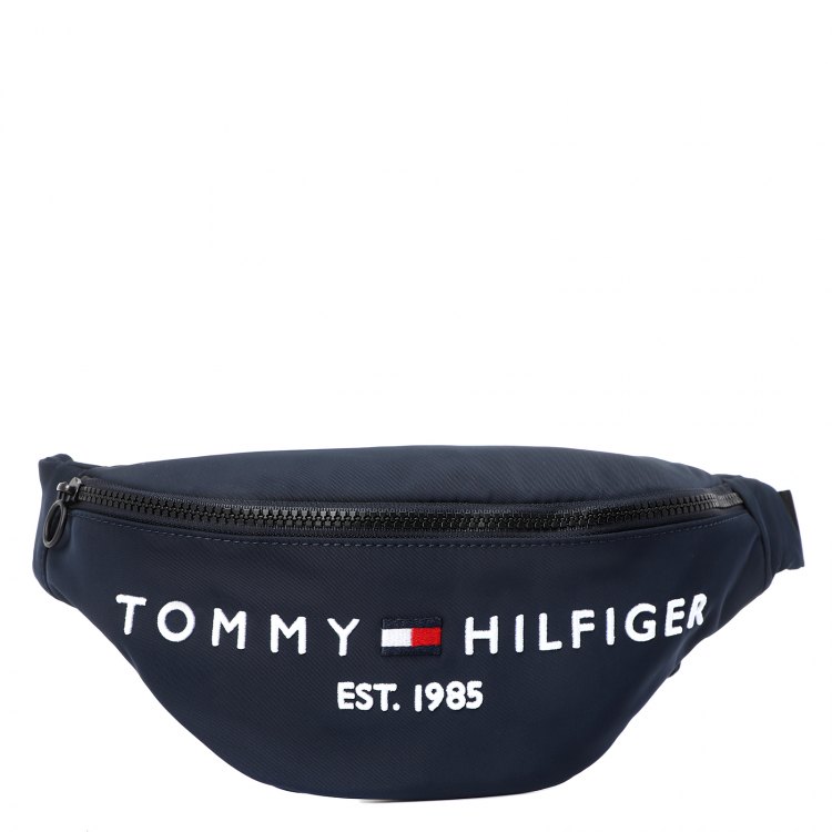 фото Поясная сумка мужская tommy hilfiger am0am07206 темно-синяя