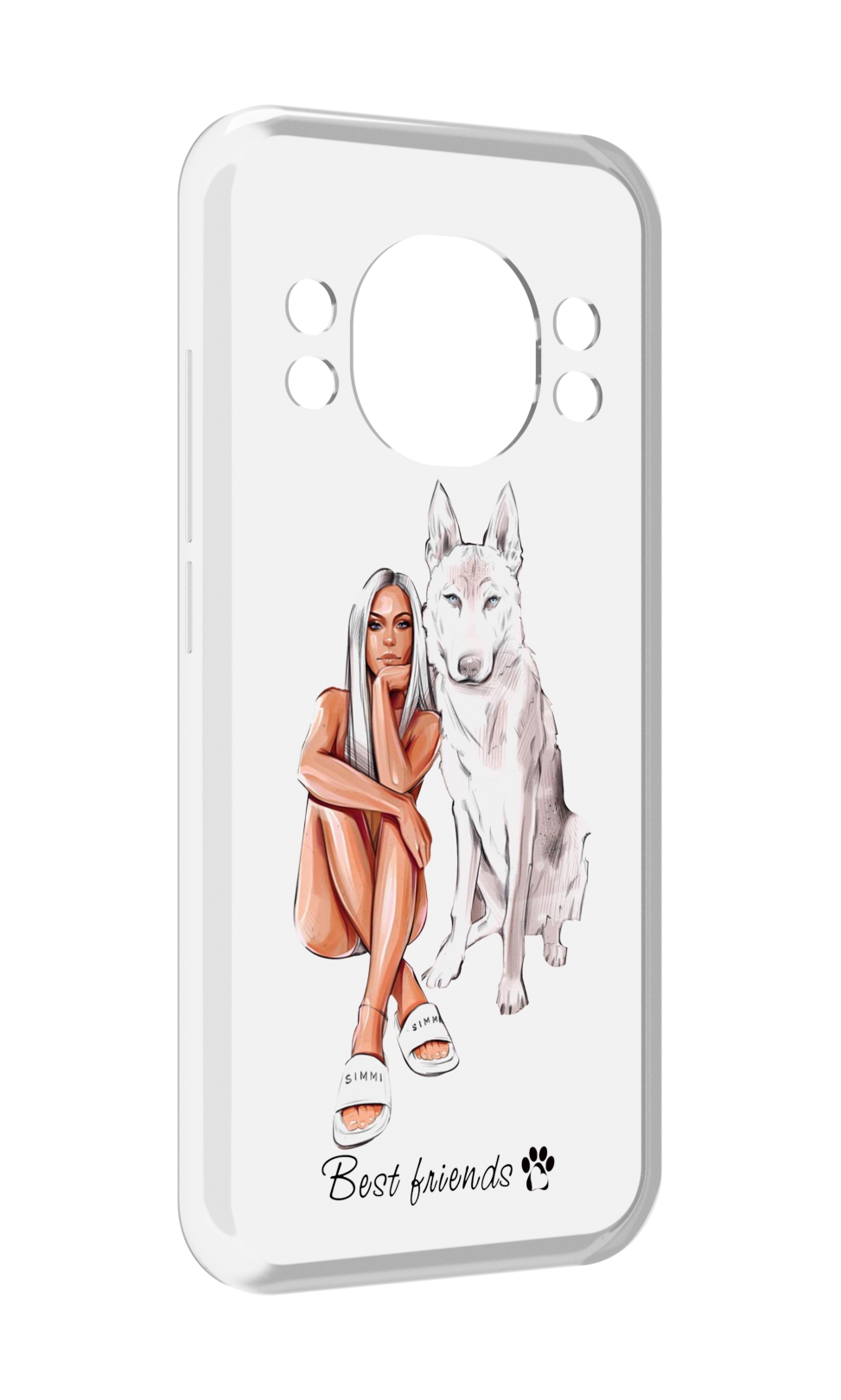 

Чехол MyPads Лучшие-друзья для Doogee S98 / S98 Pro, Прозрачный, Tocco