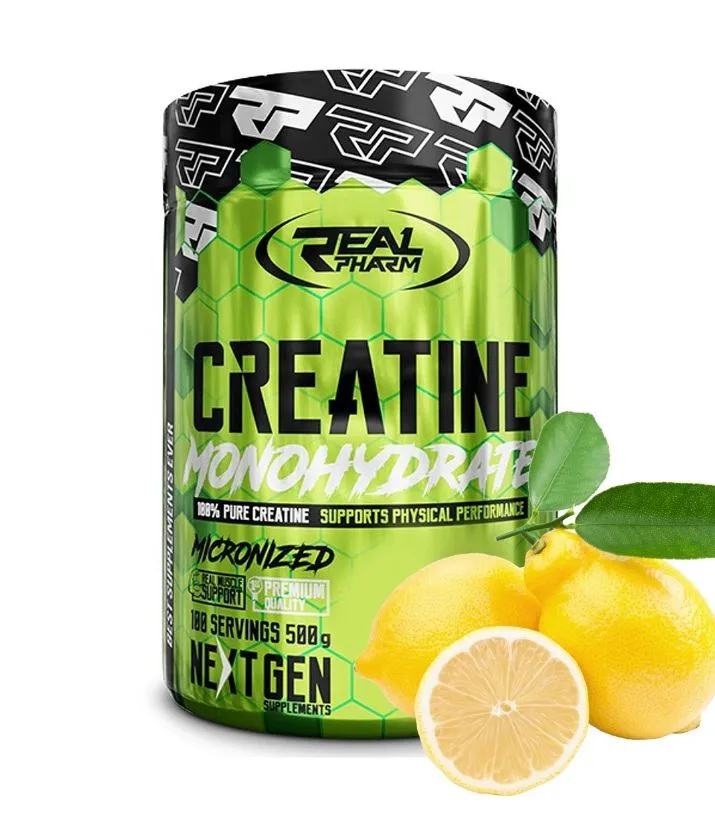 Real Pharm, Creatine, 500г (Лимон)