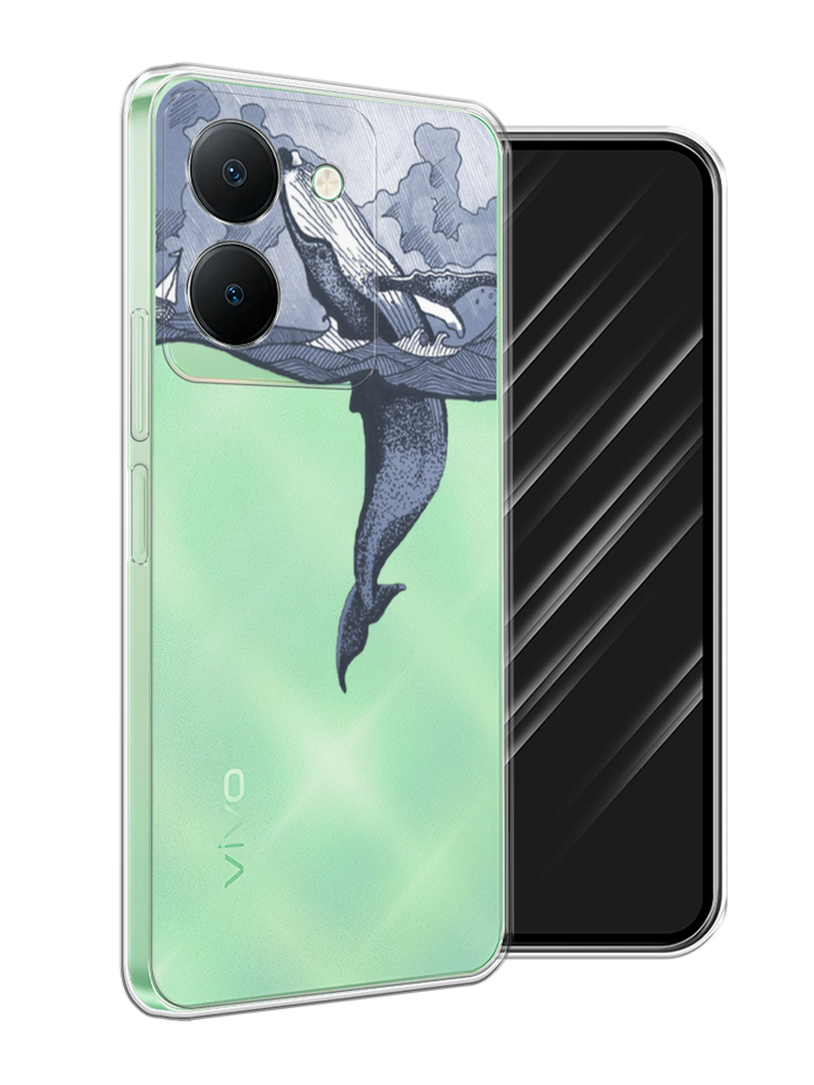 

Чехол Awog на Vivo Y27S "Два измерения", Голубой;черный;прозрачный, 269750-1
