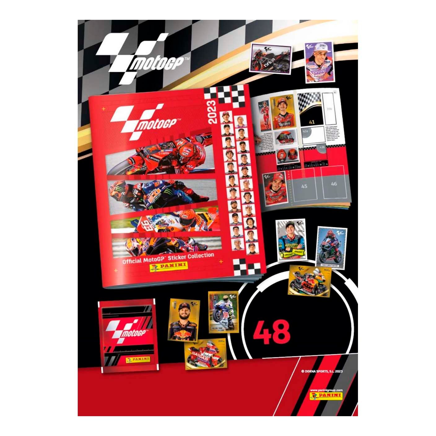 

Блистер Панини Panini 25 наклеек коллекция MOTO GP