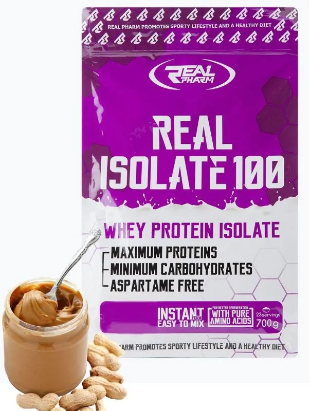 Real Pharm, Real Isolate 100, 700г (Арахисовая паста)