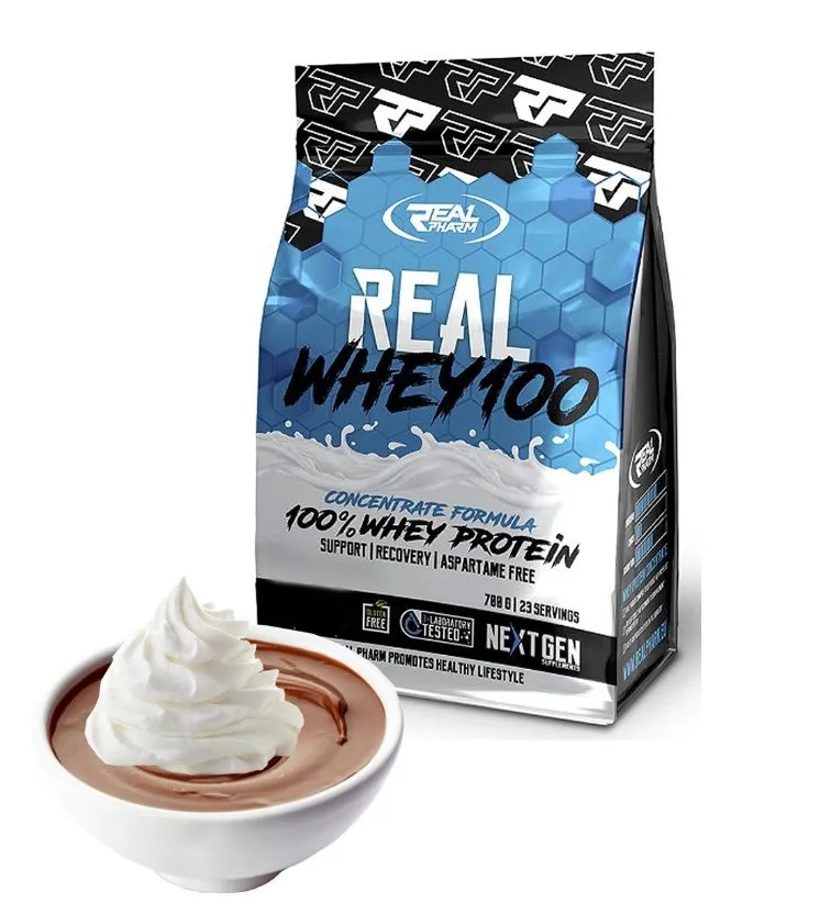 фото Real pharm, real whey, 700г (сливочно-шоколадный)