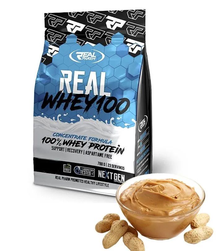 

Real Pharm, Real Whey, 700г (Арахисовая паста)