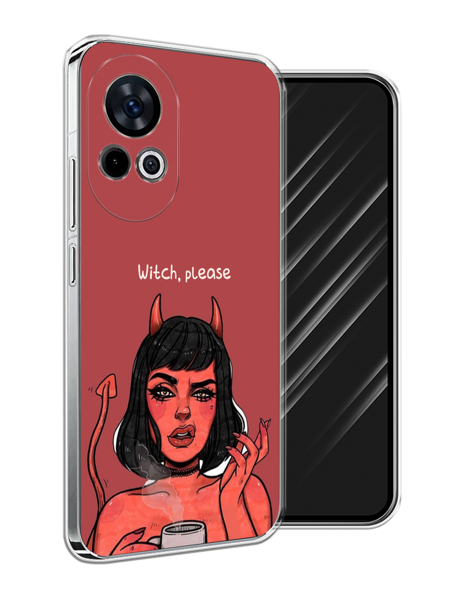 

Чехол Awog на Huawei Nova 12 "Evil Girl", Бордовый;черный, 6123050-1