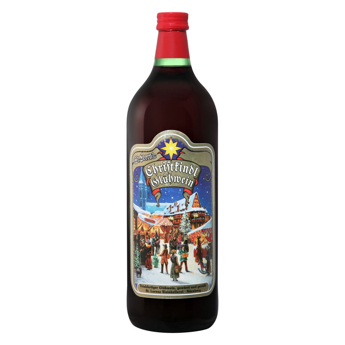 

Винный напиток Christkinds Gluhwein Глинтвейн Сэнт-Лоренц красное сладкое 8,8% 1 л
