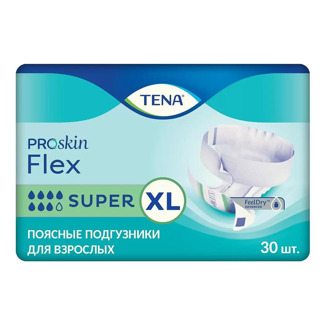 фото Подгузники tena flex super для взрослых xl 30 шт