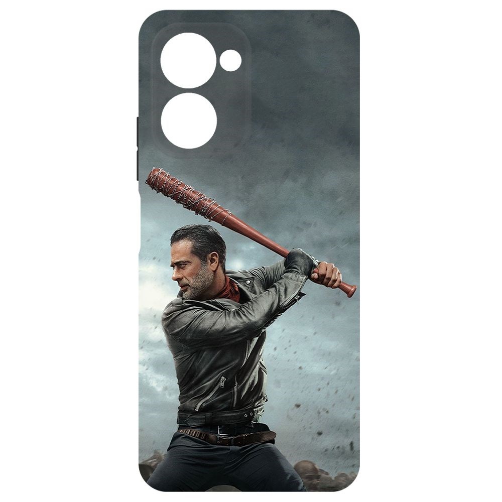 

Чехол-накладка Krutoff Soft Case Ходячие мертвецы. Ниган для Realme C33 2023 черный