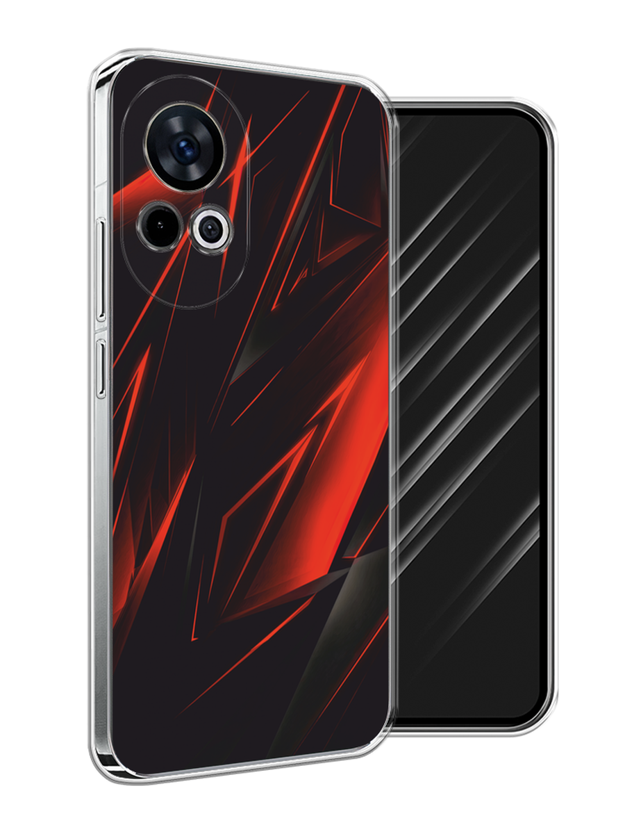 

Чехол Awog на Huawei Nova 12 "Игровой фон", Бордовый;красный;черный, 6123050-1