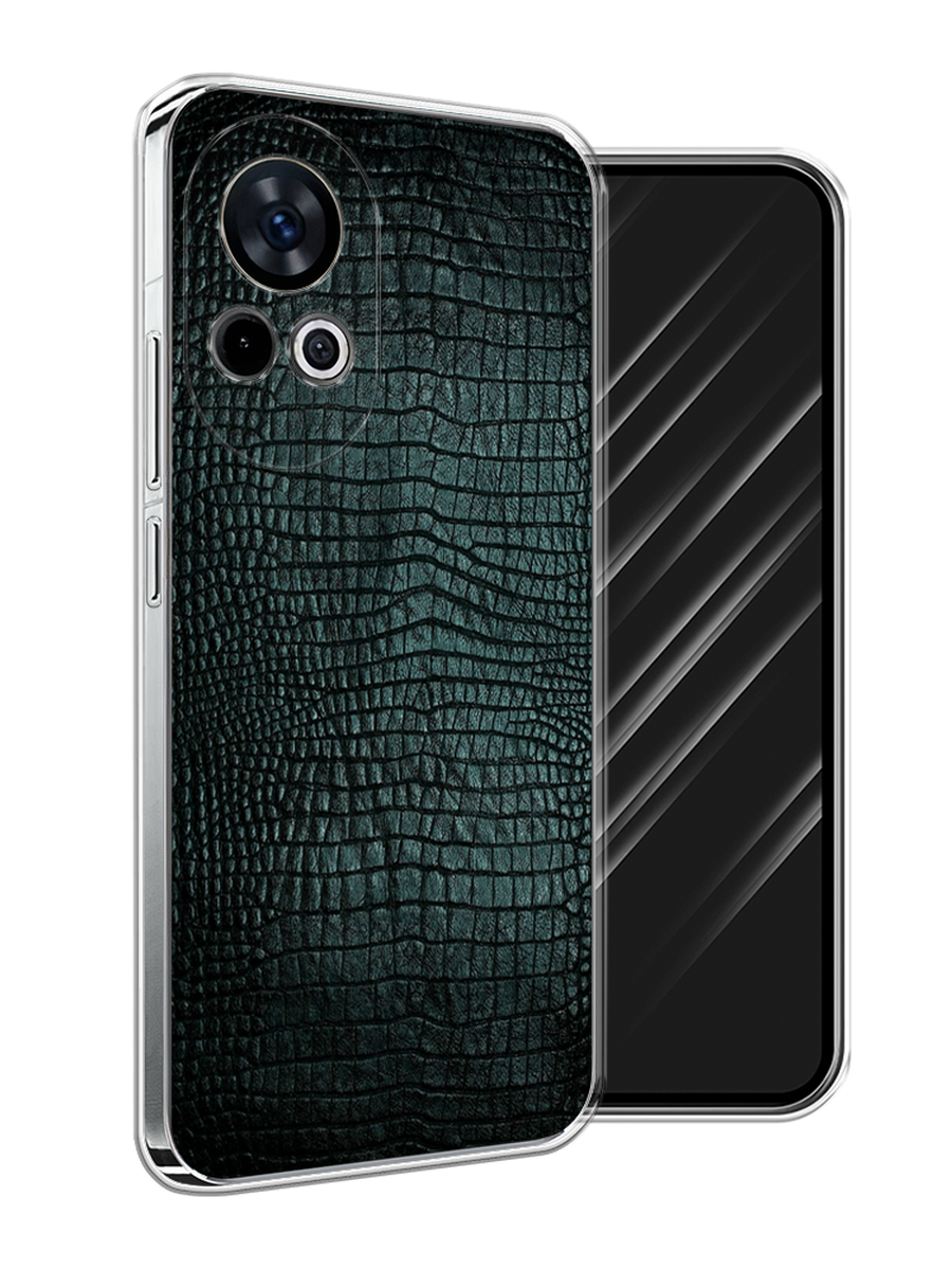 

Чехол Awog на Huawei Nova 12 "Черная змея", Черный;серый;голубой, 6123050-1