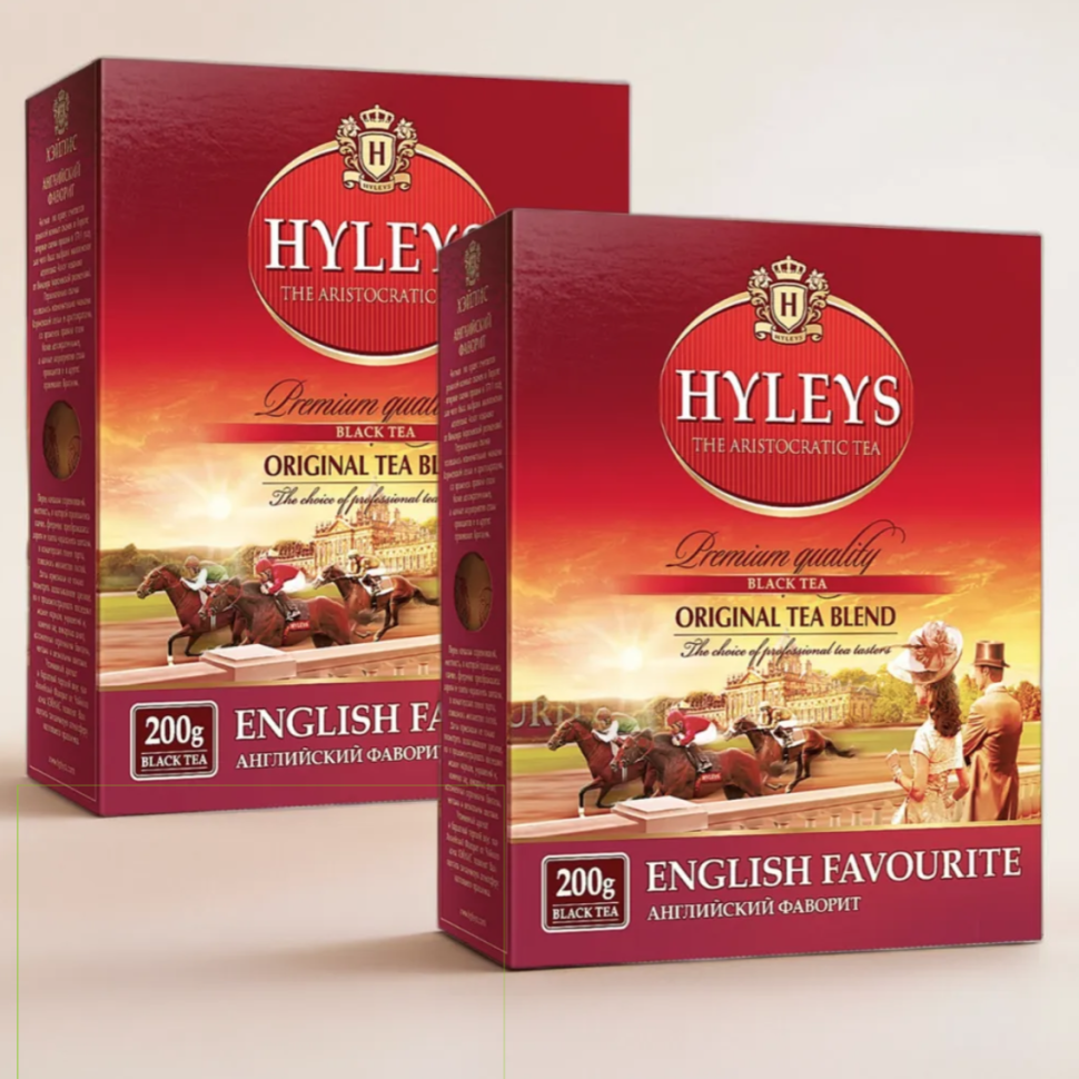 

Чай черный Hyleys Английскии Фаворит, 200 г х 2 шт