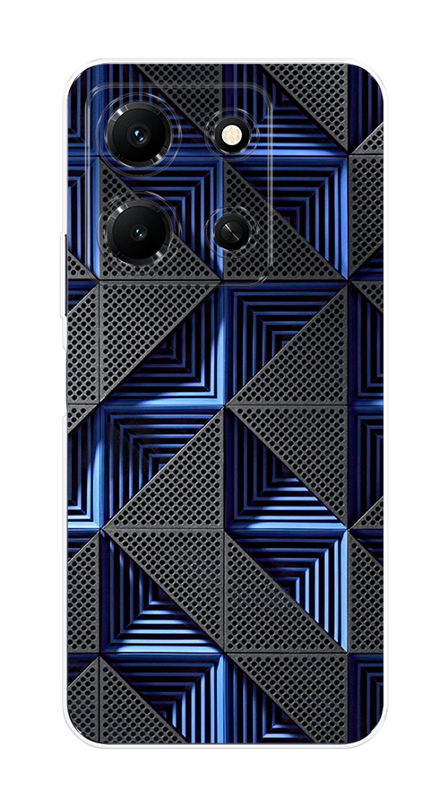 

Чехол на Infinix Note 30i "IBM", Серый;синий, 3104350-3