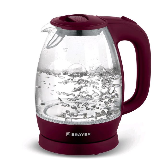

Чайник электрический Brayer BR1045RD 1.8 л красный, BR1045RD