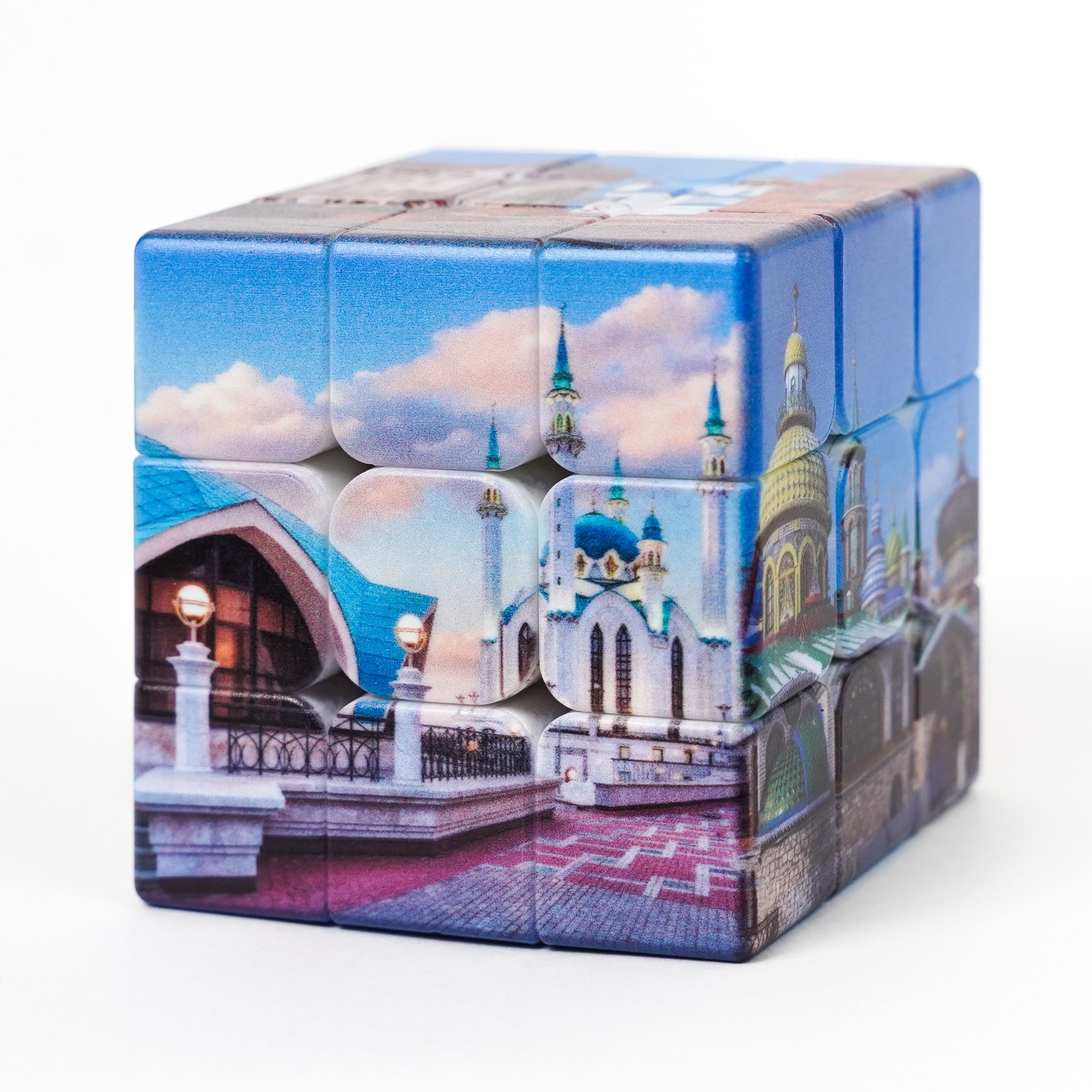 Кубик Рубика SPEEDCUBES 3x3x3 Kazan с видами Казани я живу в казани