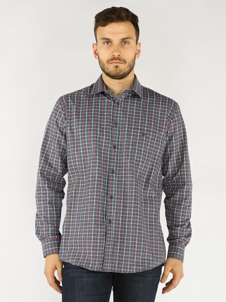 

Рубашка мужская A passion play SQ70266 бордовая M, SQ70266