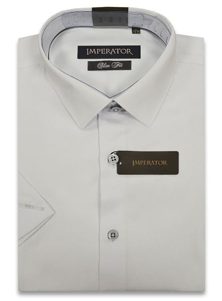 Рубашка мужская Imperator Corsica 4-k-sl. белая 40/170-178