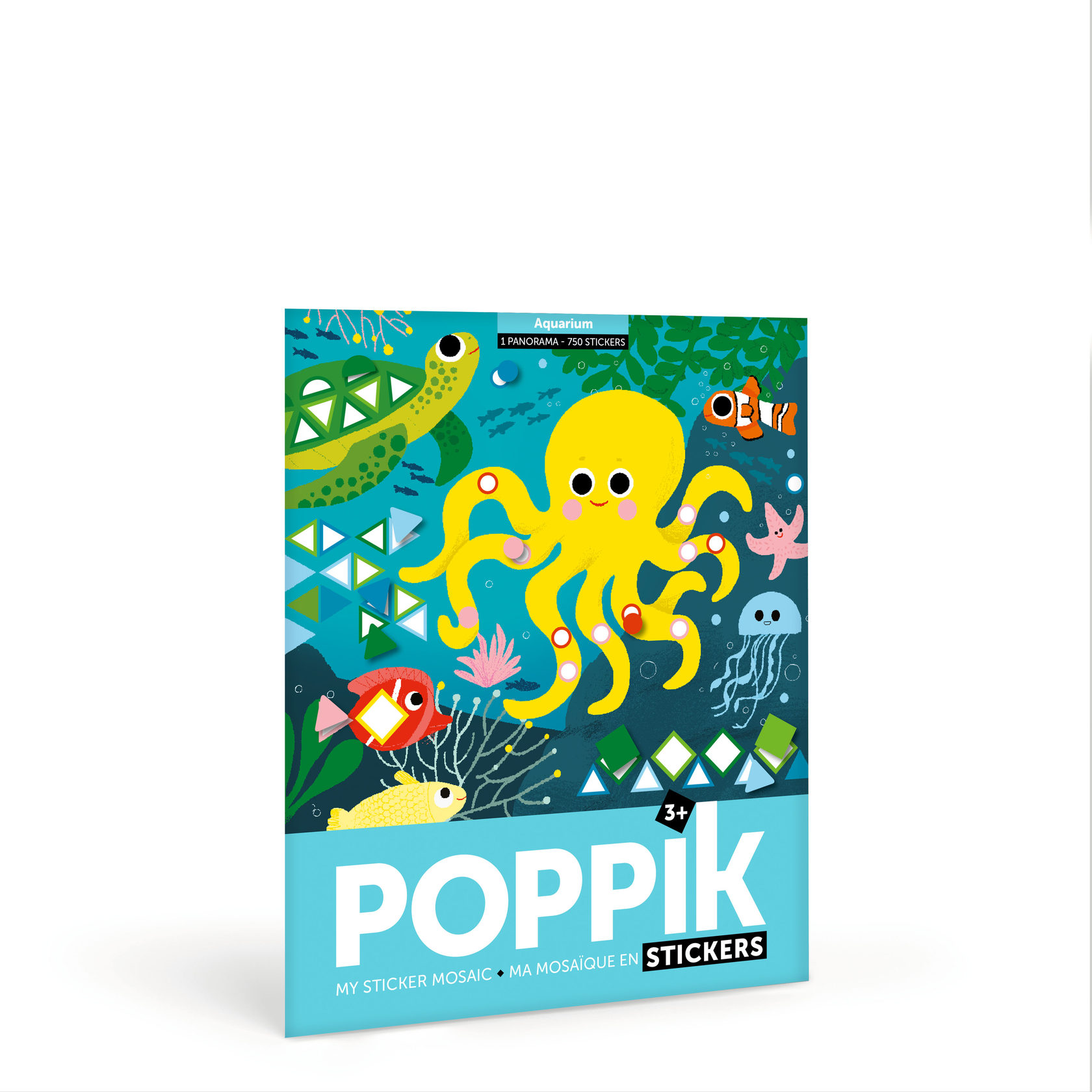 

Наклейки-мозаика POPPIK Стикер мозаика Подводный мир